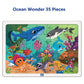 Buy 2 In 1 Ocean And Alphabet Wooden Puuzle - SkilloToys.com