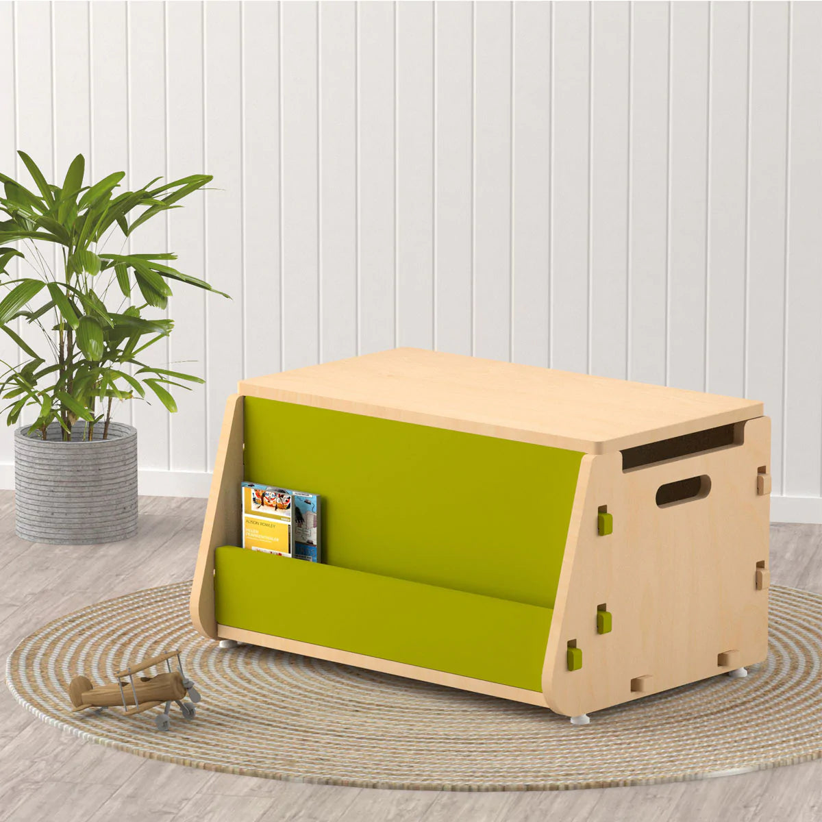 Buy Aqua Plum Toy Chest - Storage  Box - Green - Learning Furniture - SkilloToys.com
