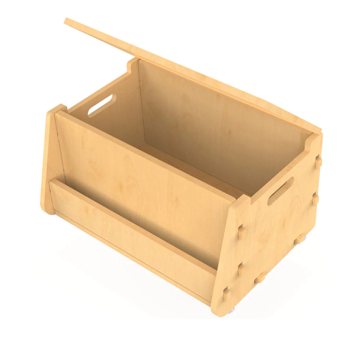 Buy Aqua Plum Toy Chest - Storage  Box - Natural - Open Box - SkilloToys.com