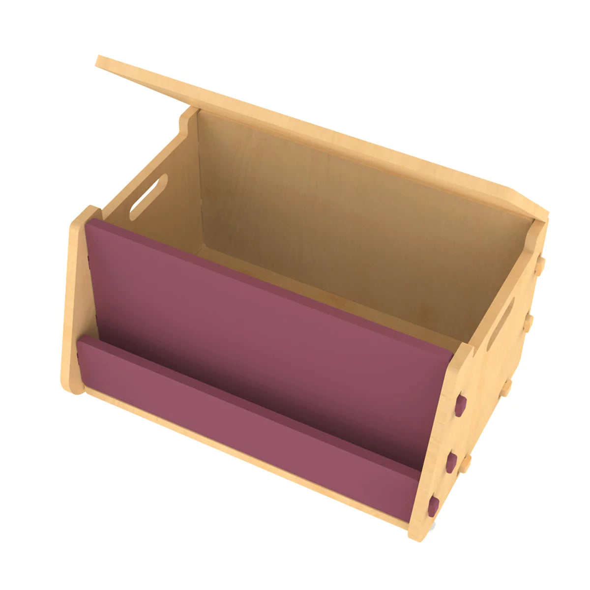 Buy Aqua Plum Toy Chest - Storage  Box - Pink - Box Open - SkilloToys.com