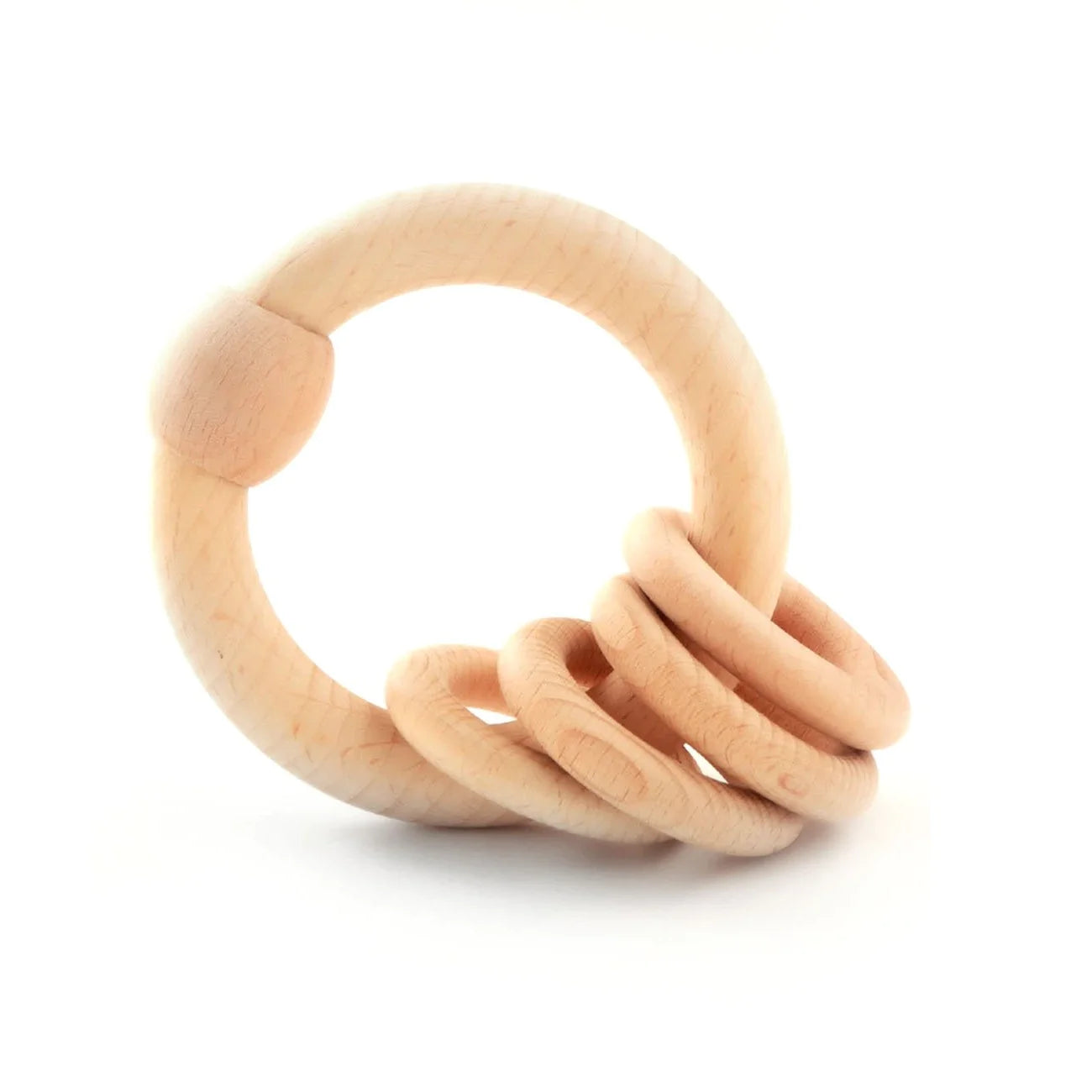 Circular Rattle With Wooden Rings