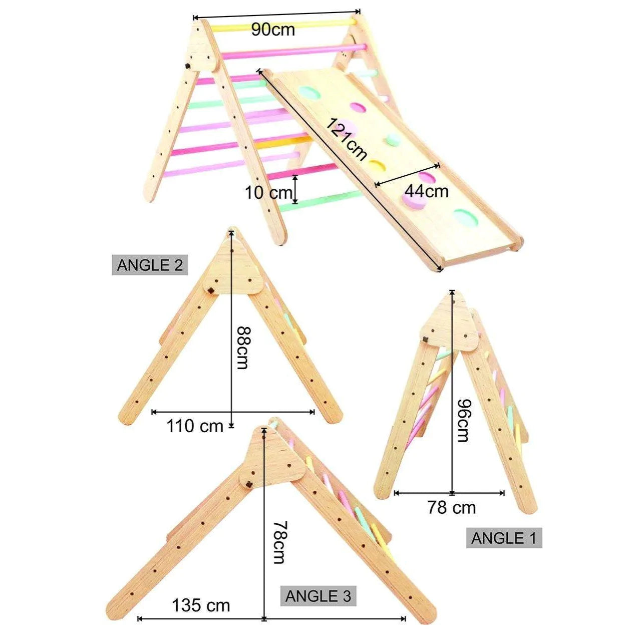 Buy Ariro Semi Colored Pikler Triangle Play - SkilloToys.com