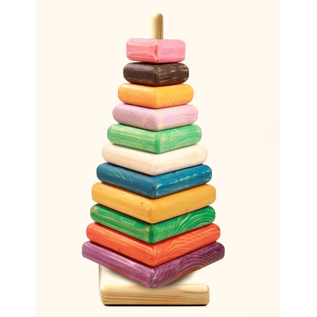 Buy Ariro Wooden Giant Stacking Toy - Coloured - SkilloToys.com