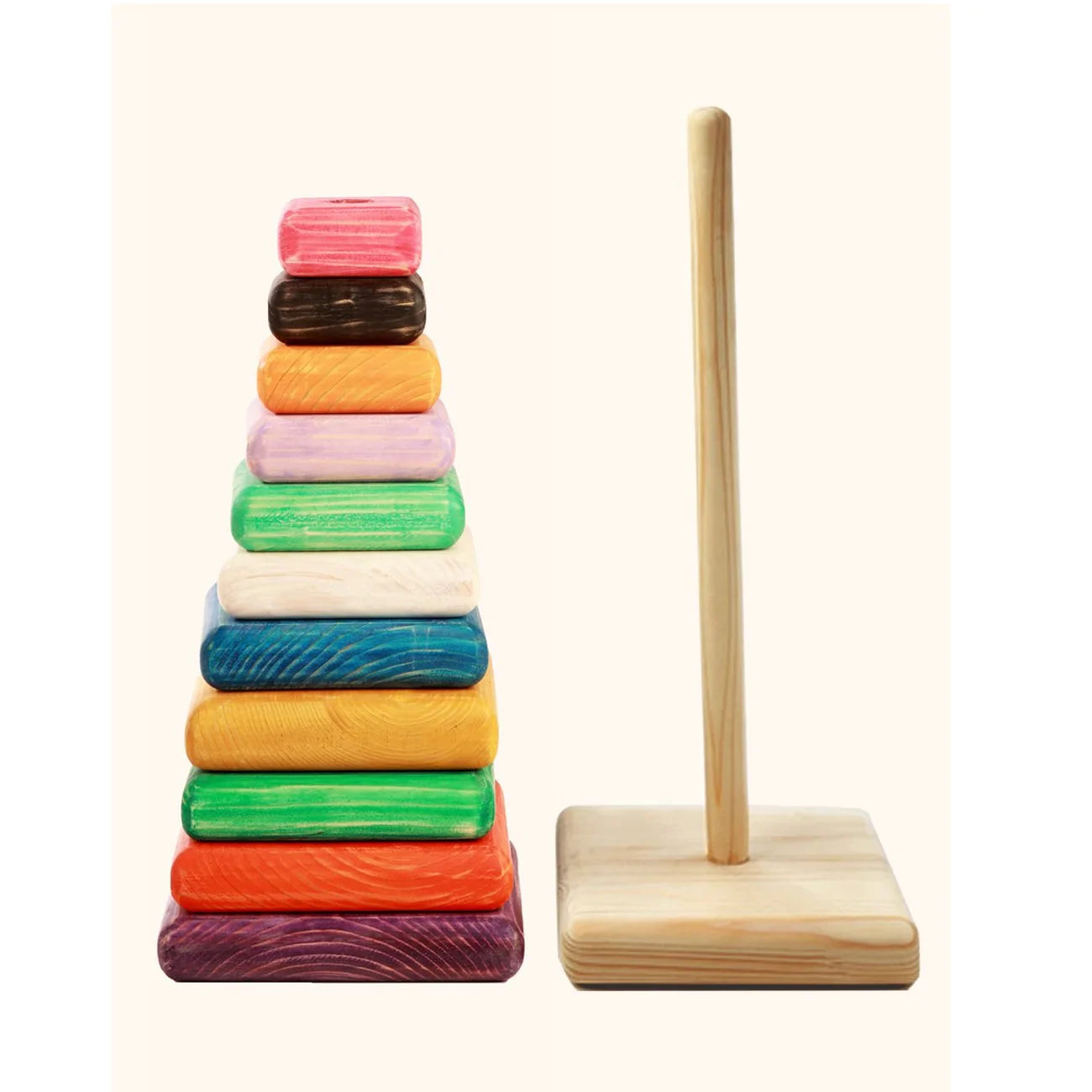 Buy Ariro Wooden Giant Stacking Toy - Coloured - SkilloToys.com