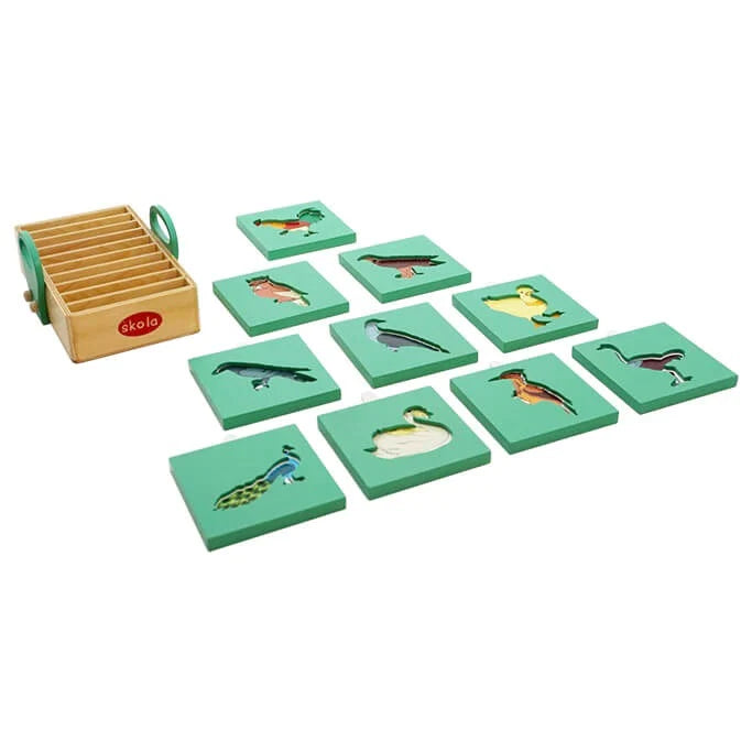 Buy Bird Shadows Wooden Toy - Bird Collection - SkilloToys