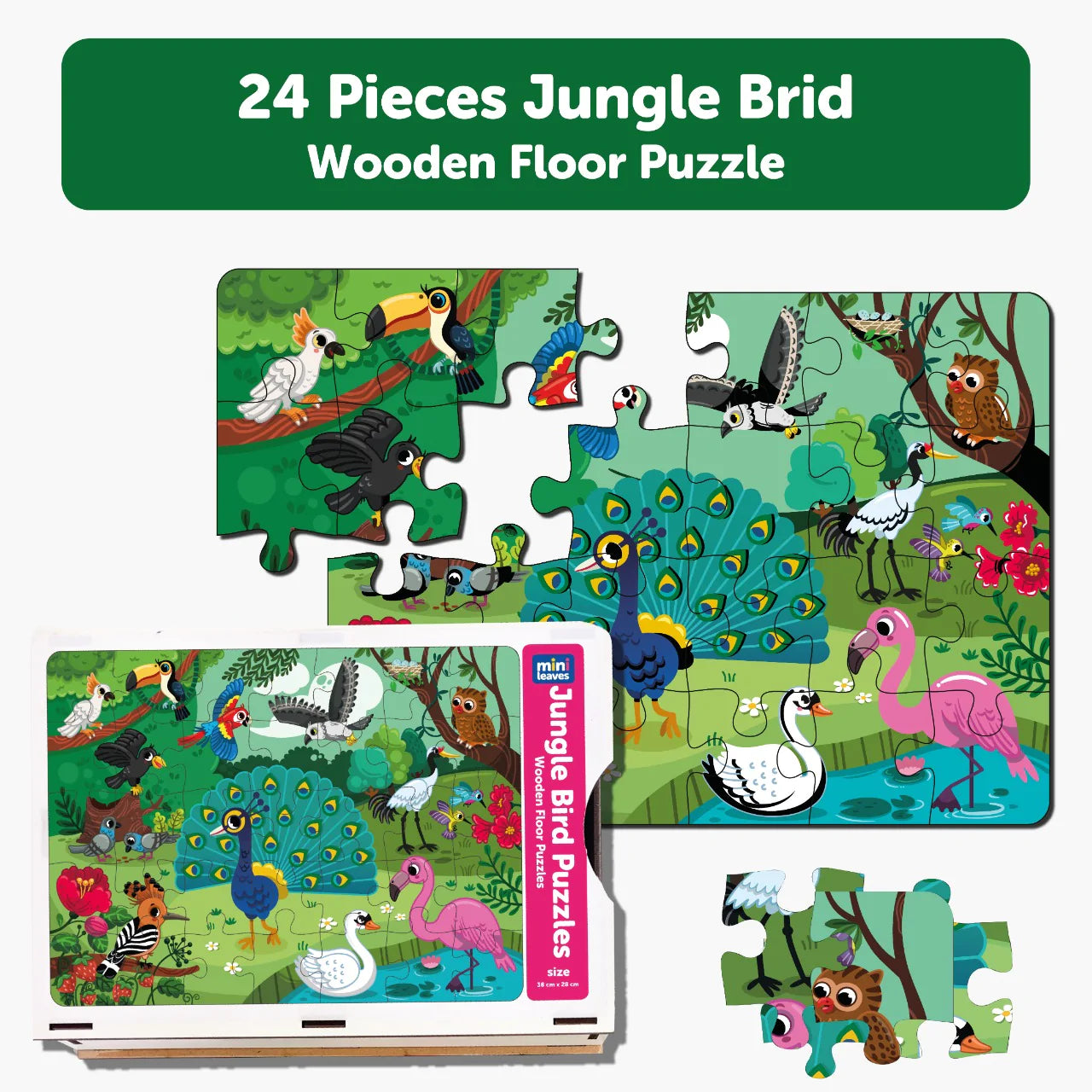 Buy Birds Wooden Puzzle Set - SkilloToys.com