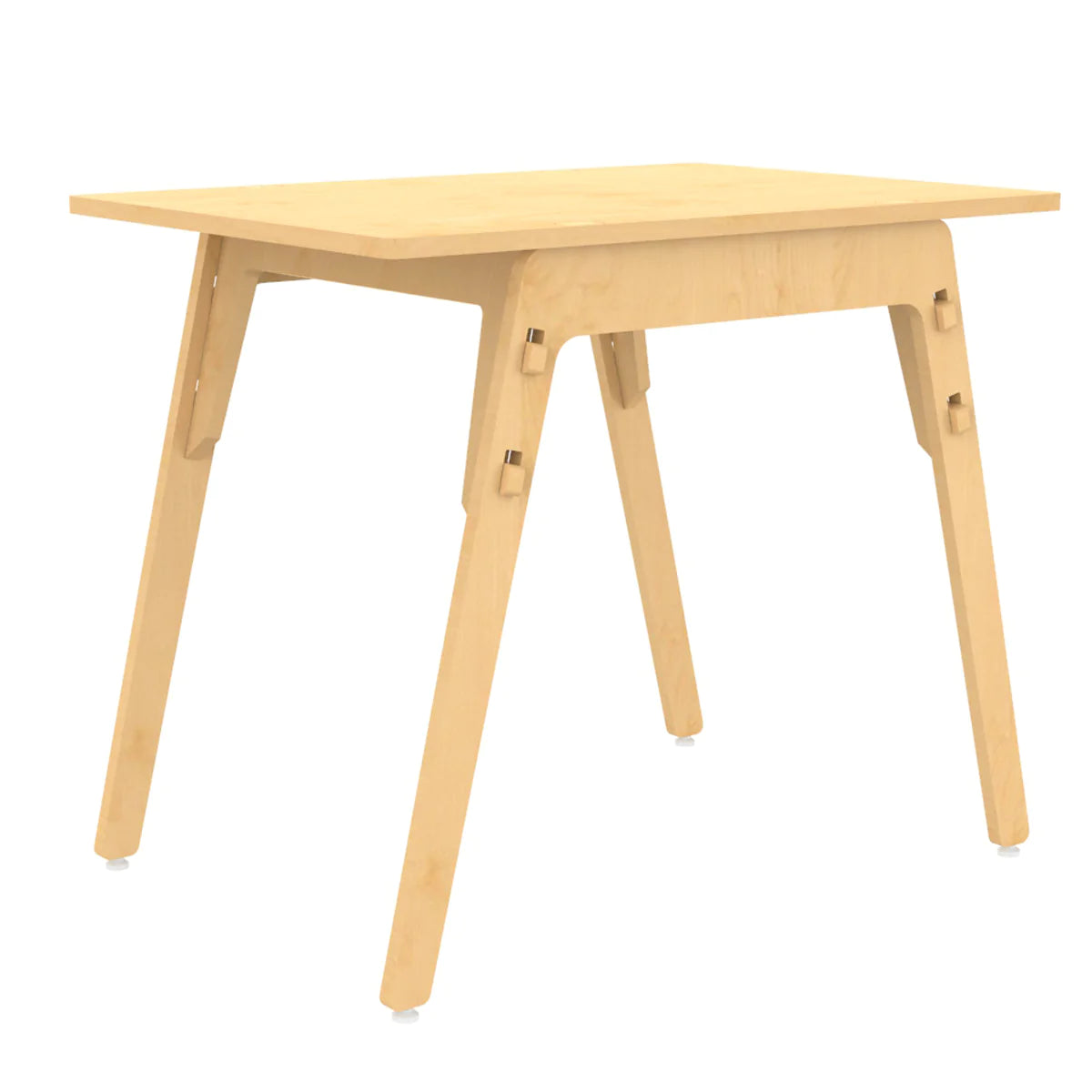 Buy Black Kiwi Wooden Table - Natural - Side View - SkilloToys.com