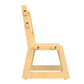 Buy Blue Apple Wooden Chair - Natural - Side View - SkilloToys.com