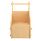 Buy Brown Melon Toy Cart - Natural - Front View - SkilloToys.com