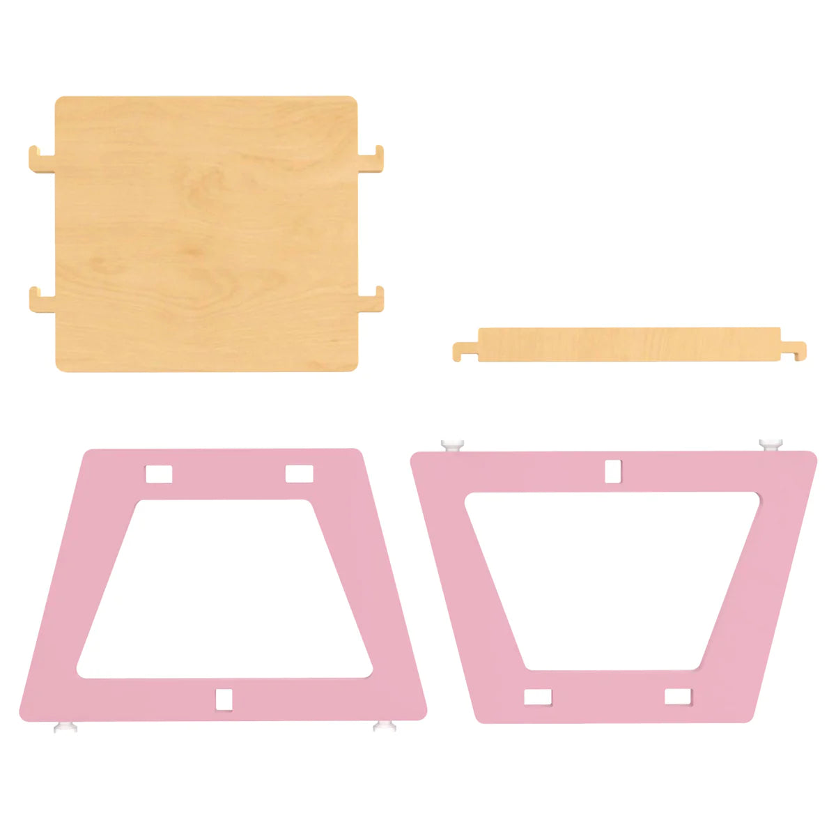 Buy Charcoal Chikku Multipurpose Wooden Stool - Pink - Parts - SkilloToys.com
