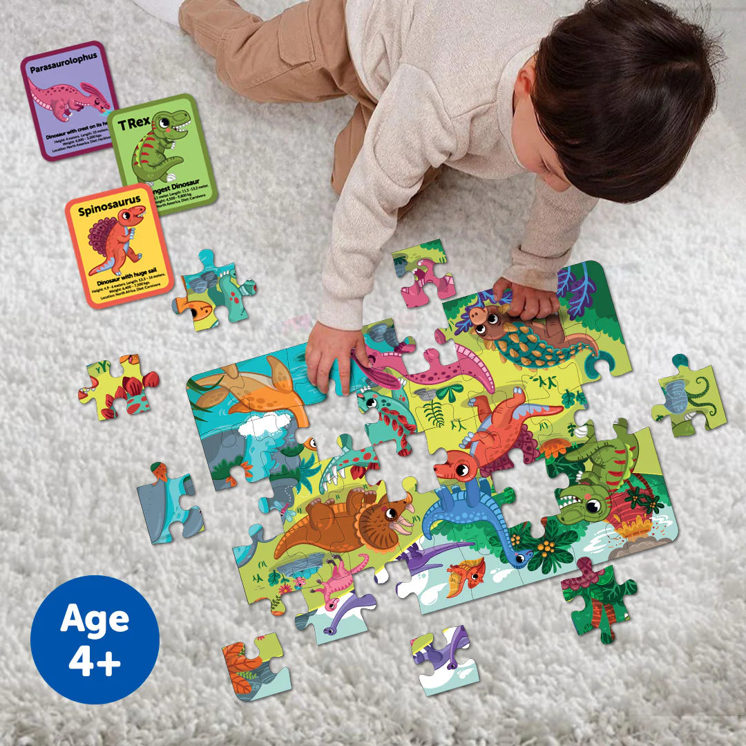 Dimoo Puzzzle Buy Dino World Jigsaw Puzzle - SkilloToys.com