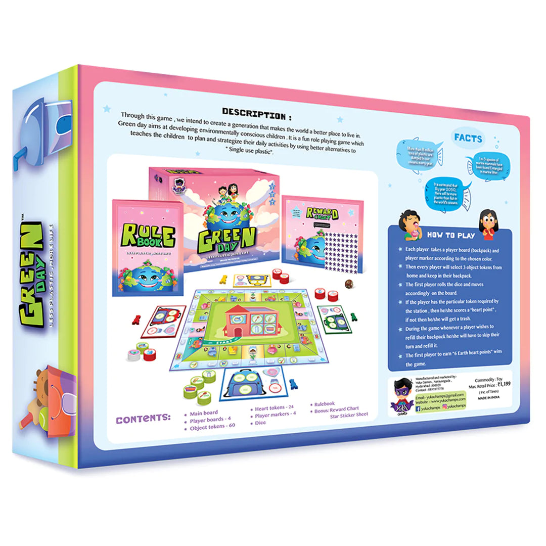 Buy Green Day - Less Plastic More Life Board GameBuy Do You See Me - 2 Flashcards Game - Back Face - SkilloToys.com
