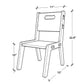 Buy Grey Guava Wooden Chair - Natural - Dimensions - SkilloToys.com