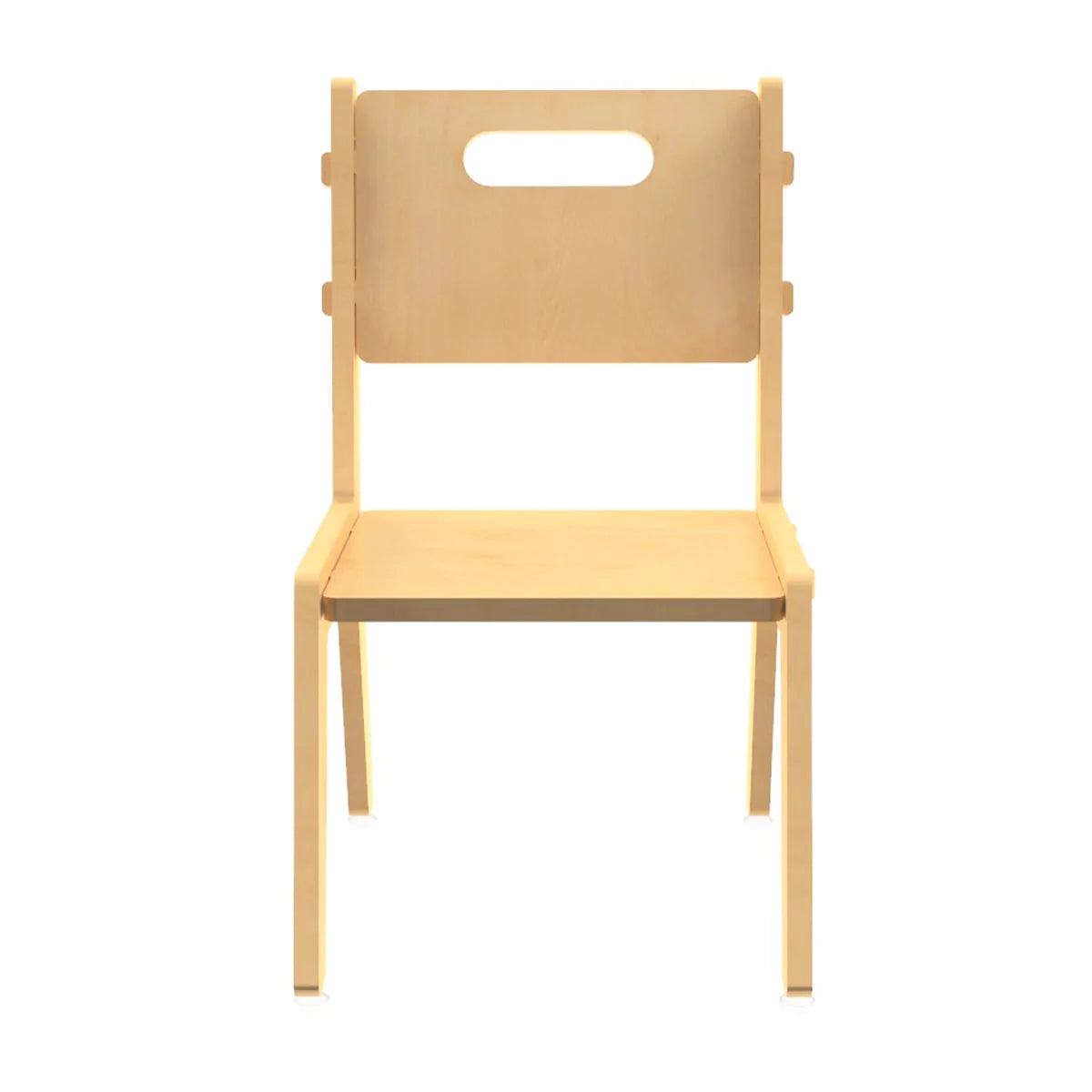Buy Grey Guava Wooden Chair - Natural - Front View - SkilloToys.com