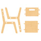 Buy Grey Guava Wooden Chair - Natural - Parts - SkilloToys.com