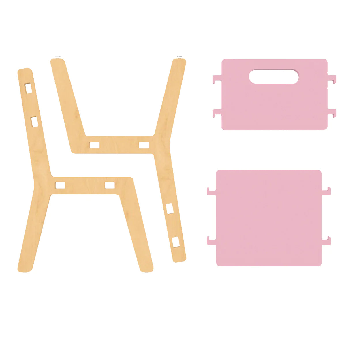 Buy Grey Guava Wooden Chair - Pink - Parts - SkilloToys.com