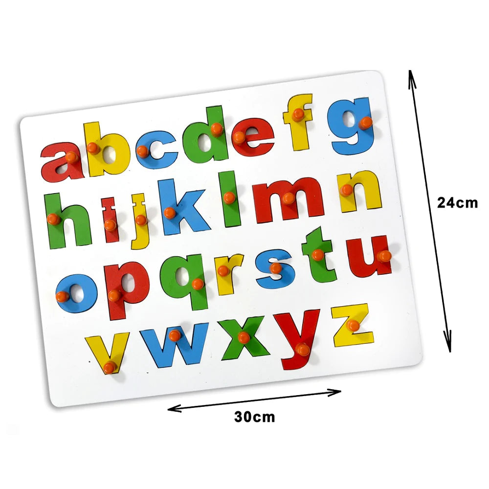 English Alphabet Small ABC Insert Learning Board