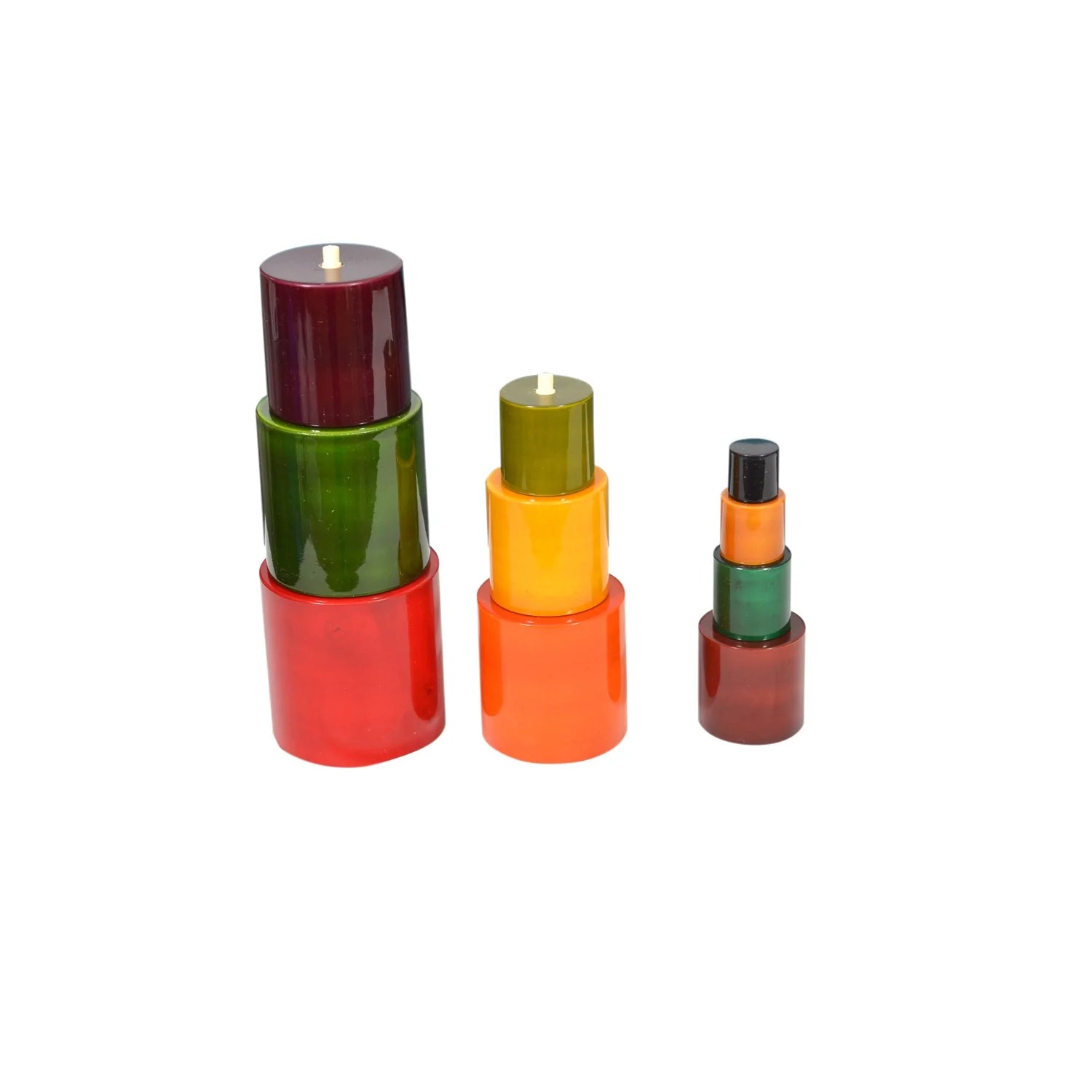 Buy Kidken Montessori Colour Cylinder Tower Stacker Toy - SkilloToys.com