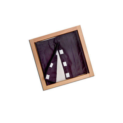 Kidken Montessori Velcro Fastening Frame: 25x25 cm wooden dressing frame for independent dressing practice