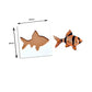 Montessori Wooden Pegged Learning Board - Fish