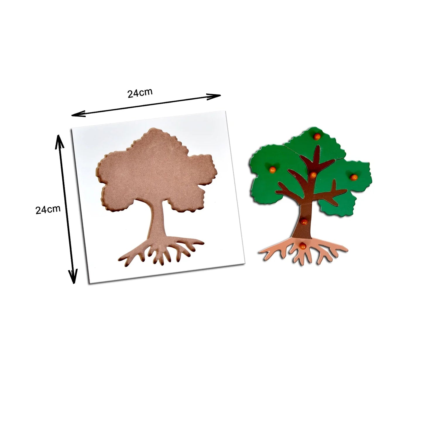Montessori Wooden Tree Puzzle Board