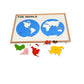 Montessori World Map Learning Board