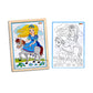 Princesses Jigsaw Puzzle With Colouring Sheet
