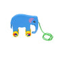 Pull Along Elephant Wooden Toy