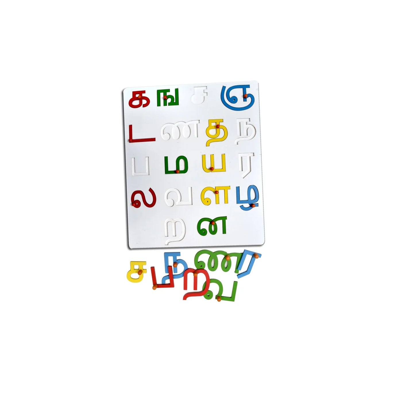 Tamil Alphabets Learning Cut Out