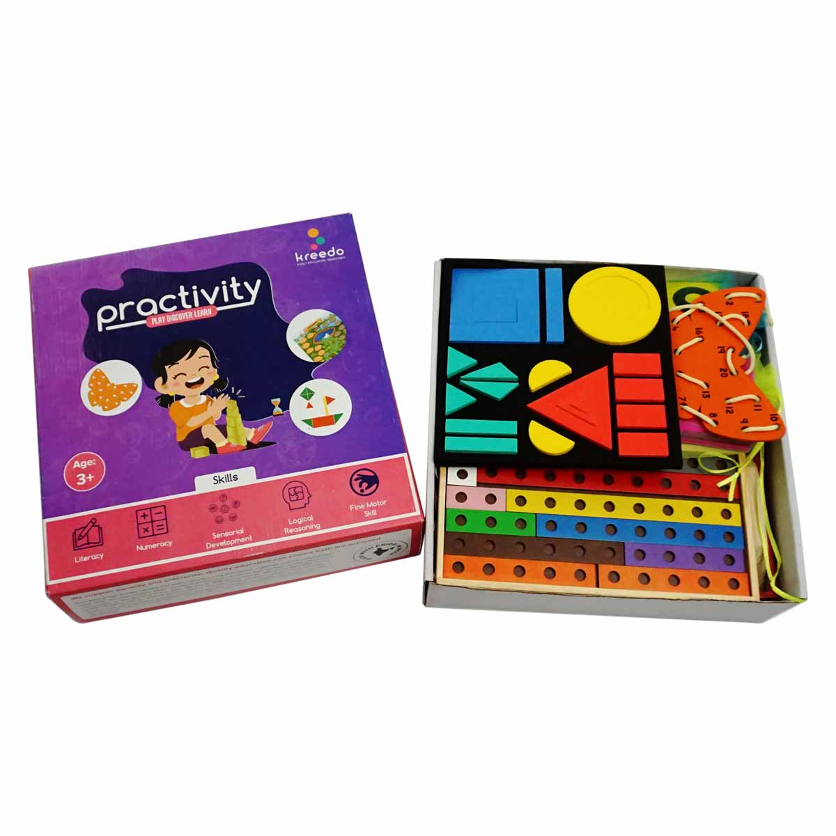 Buy Kreedo Practivity Toy Box - Level 1, For 3-4 Year Olds - Box - SkilloToys.com