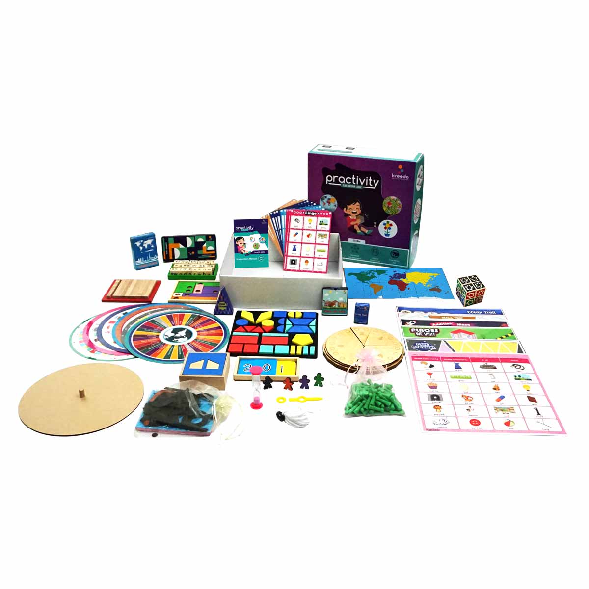 Buy Kreedo Practivity Toy Box - Level 2, For 4-5 Year Olds - Contents  - SkilloToys.com