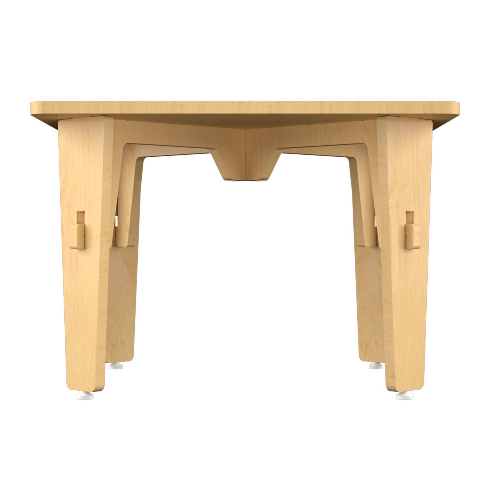 Buy Lime Fig Wooden Table - Natural (15 Inches) - Front View - SkilloToys.com