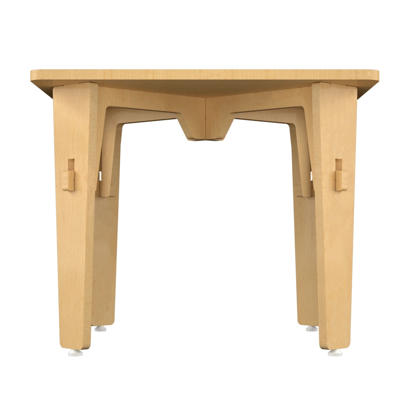 Buy Lime Fig Wooden Table - Natural (18 Inches) - Front View - SkilloToys.com