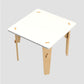 Lime Fig Wooden Table  - White (18 Inches)