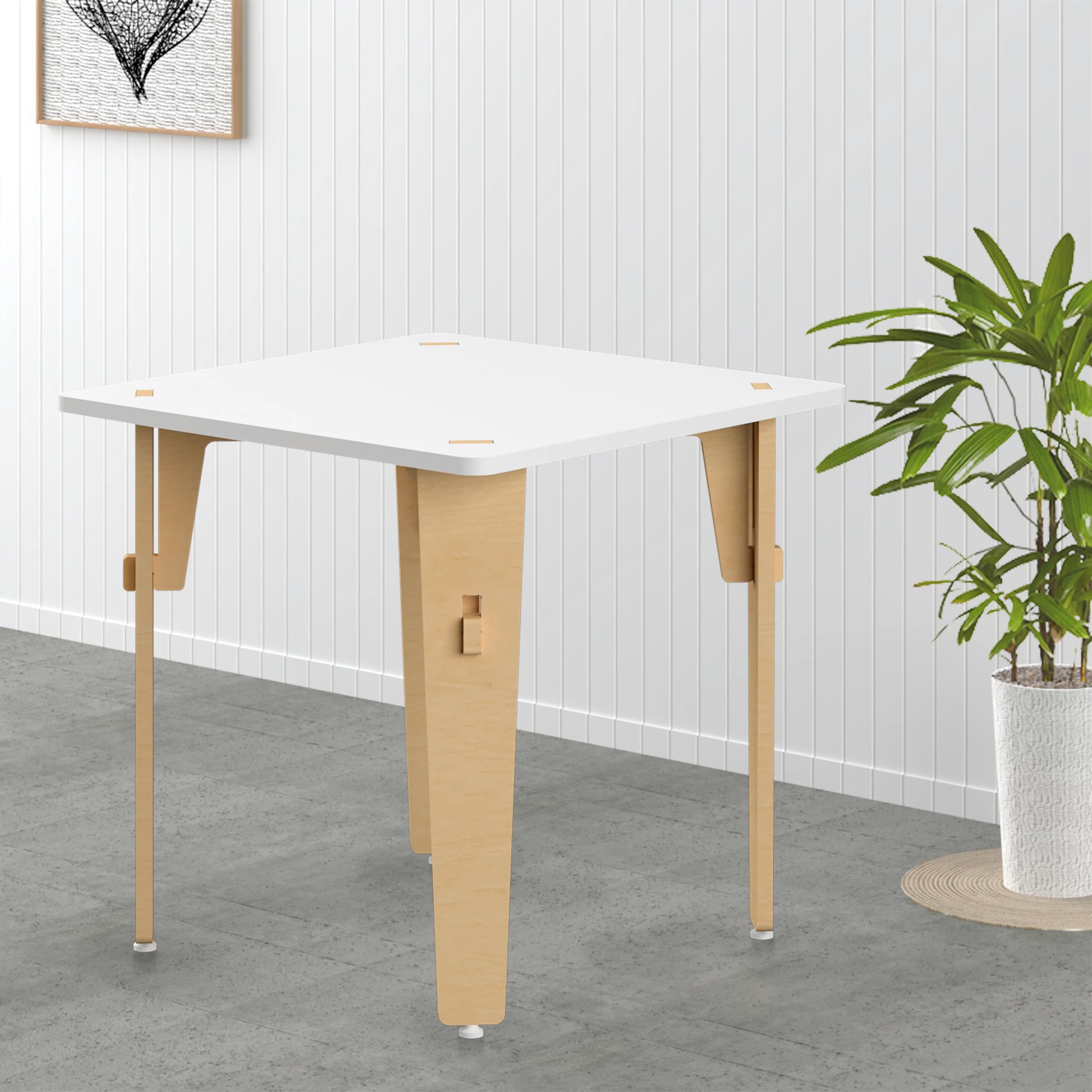 Buy Lime Fig Wooden Table - White (21 Inches) - Learning Furniture - SkilloToys.com