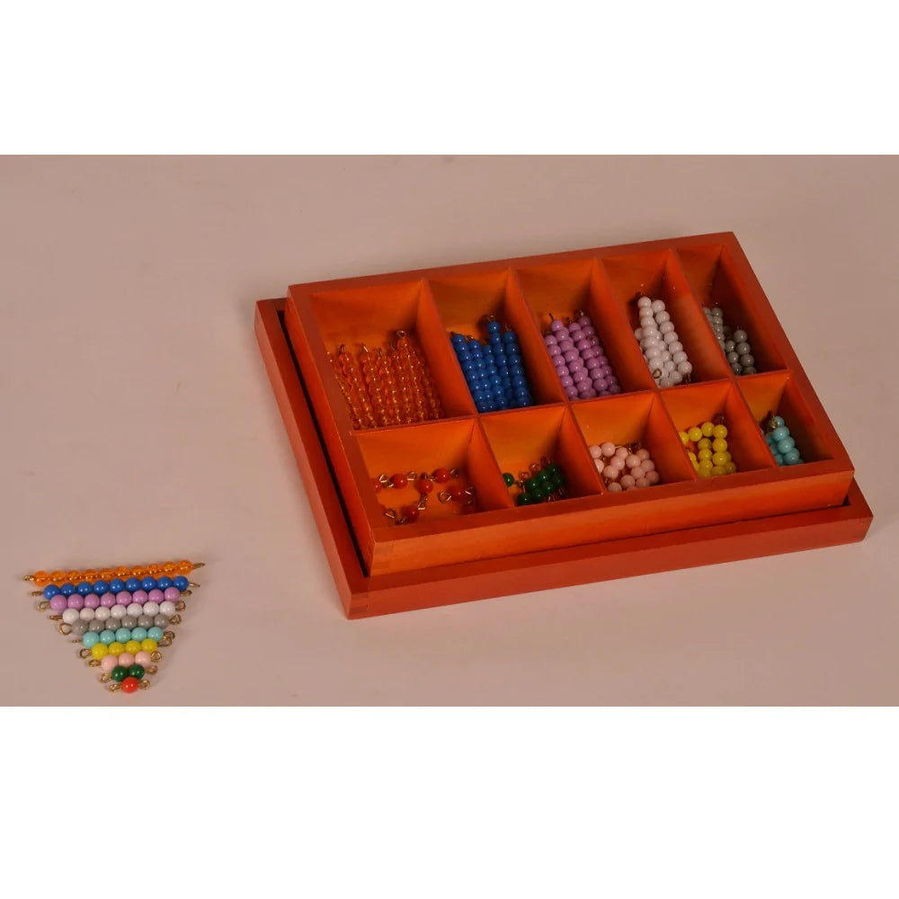 Buy Montessori Coloured Bead Stairs Box - SkilloToys.com