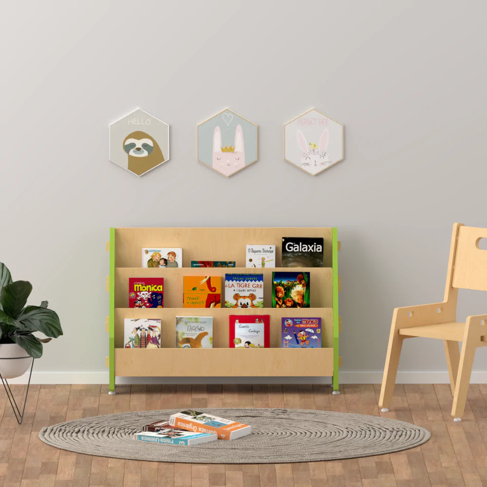 Buy Ochre Olive Wooden Book Rack - Green - Learning Furniture - SkilloToys.com
