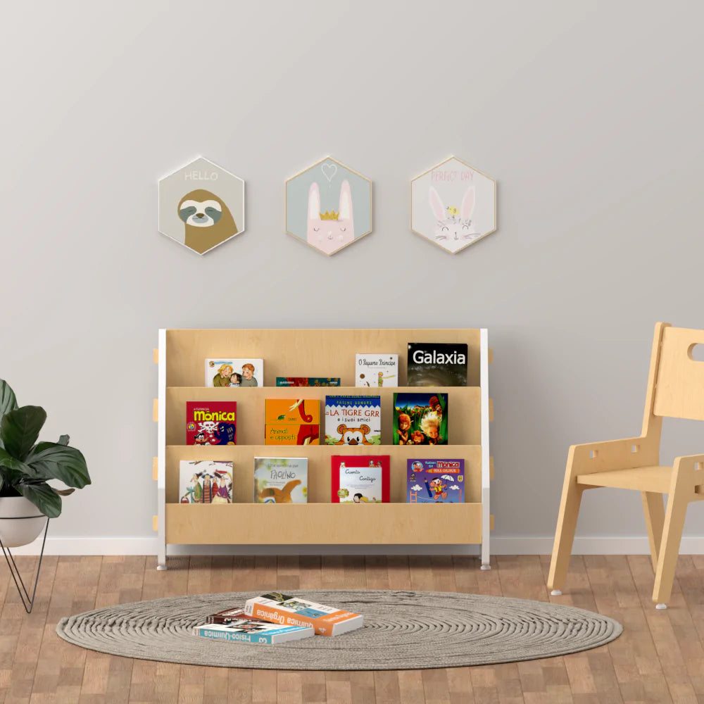 Buy Ochre Olive Wooden Book Rack - White - Learning Furniture - SkilloToys.com
