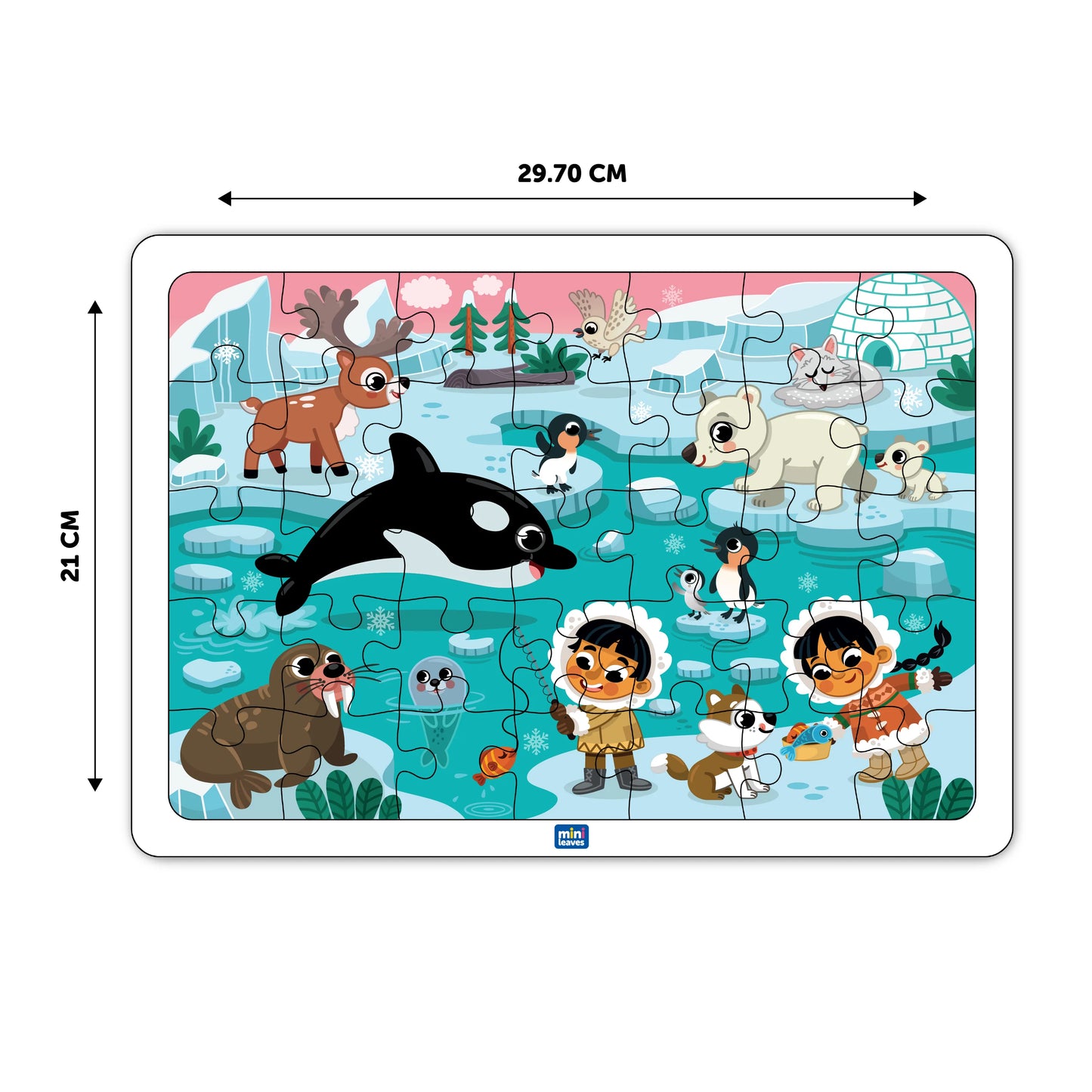 Buy Polar Adventure Jigsaw Wooden Puzzle - SkilloToys.com