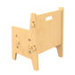 Buy Purple Mango Weaning Wooden Chair - Natural - Back View - SkilloToys.com