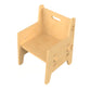 Buy Purple Mango Weaning Wooden Chair - Natural - Upper View - SkilloToys.com