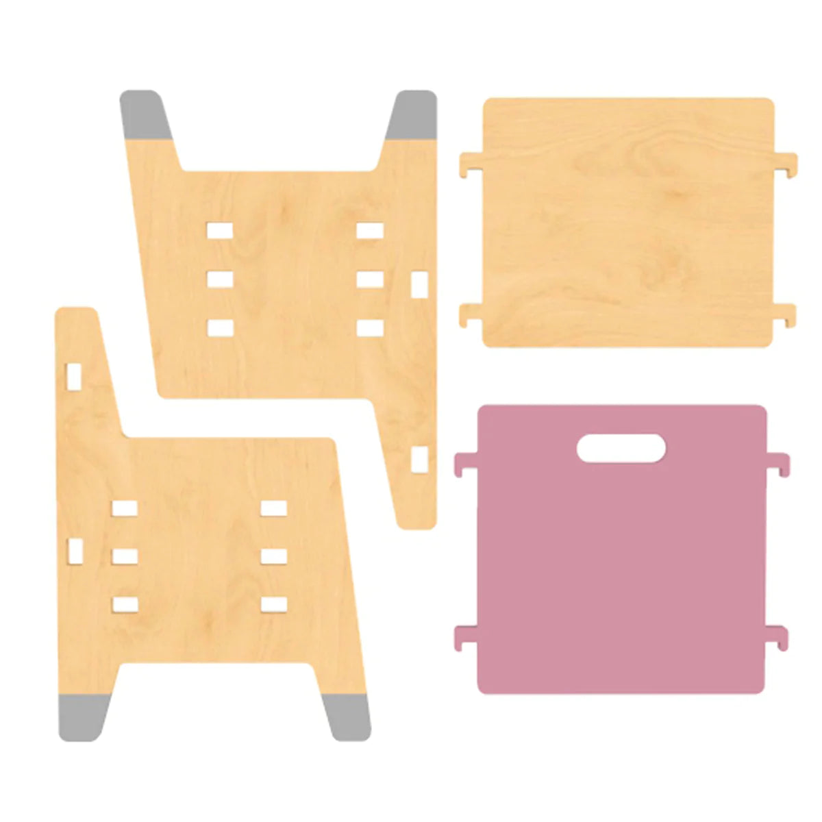 Buy Purple Mango Weaning Wooden Chair - Pink - Parts - SkilloToys.com