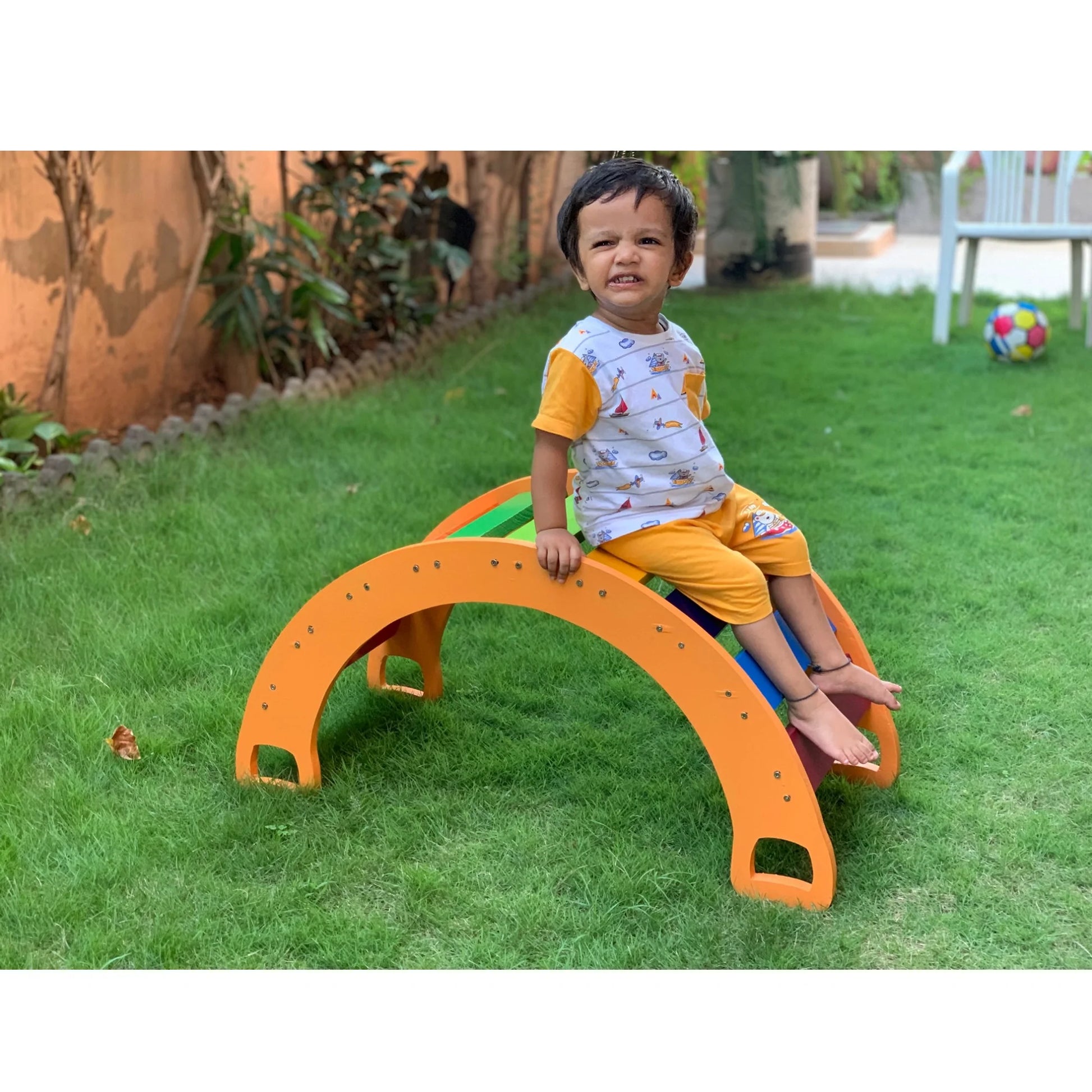 Buy Rainbow Wooden Rocker Toy - Fun Learning Toy - SkilloToys.com
