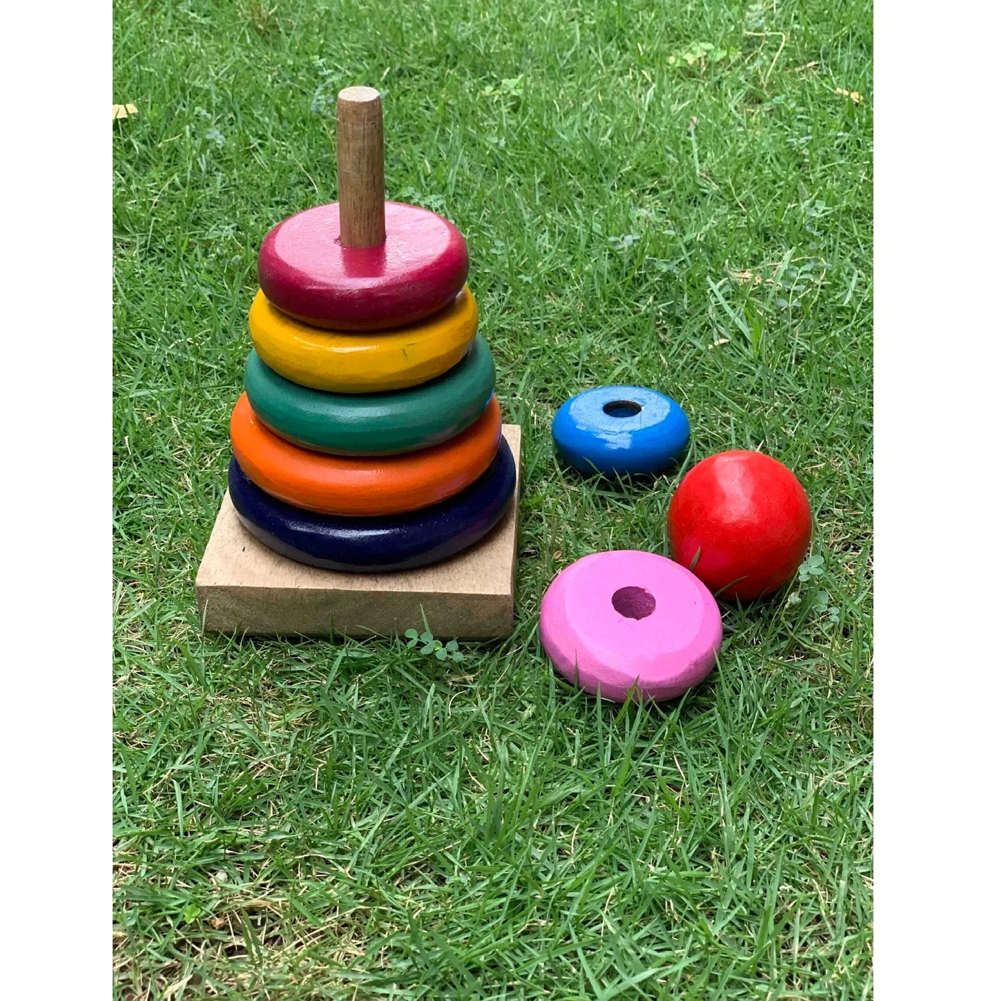 Buy Rainbow Wooden Stacker - Fun Learning Toy - SkilloToys.com