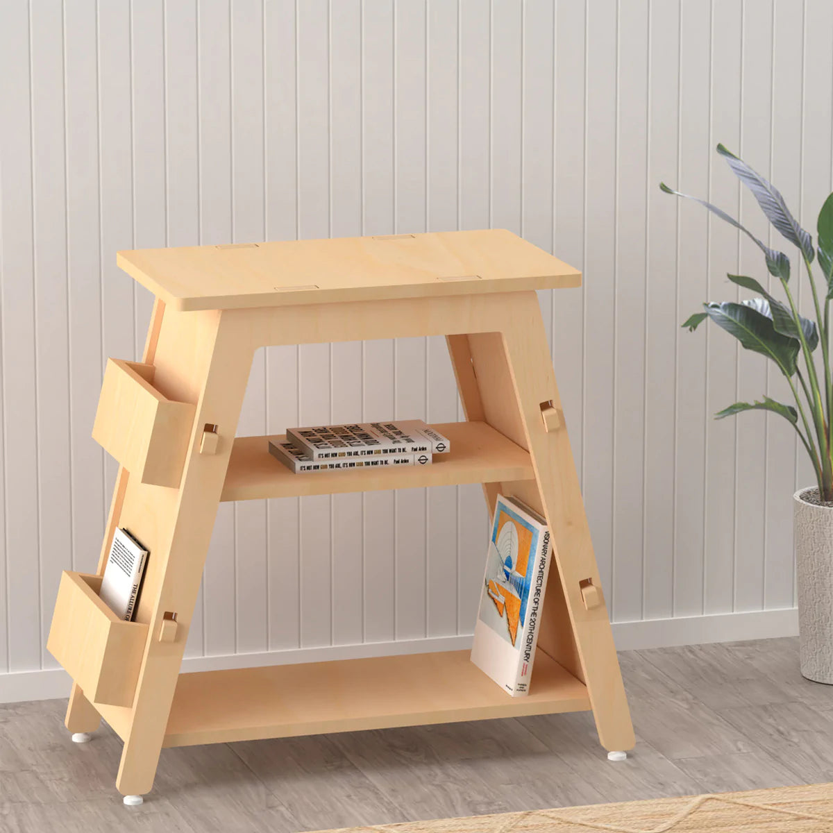 Buy Red Pear Wooden Bookshelf - Natural - Learning Furniture - SkilloToys.com