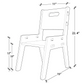 Buy Silver Peach Wooden Chair - Pink - Dimensions - SkilloToys.com