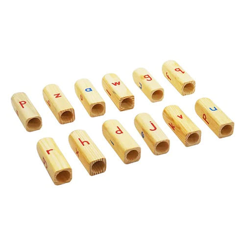 Buy Skola Alphabet Finger Puppets Wooden Toys - SkilloToys.com