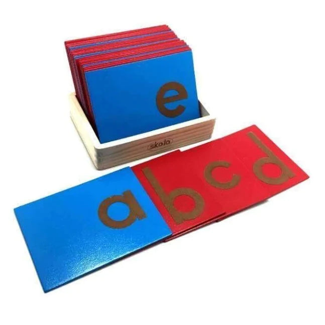 Buy Skola Sandpaper Letters Lower Case Wooden Toys - SkilloToys.com