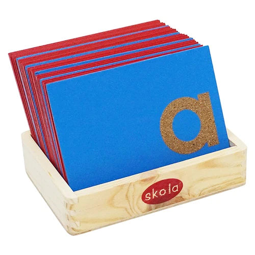 Buy Skola Sandpaper Letters Lower Case Wooden Toys - SkilloToys.com