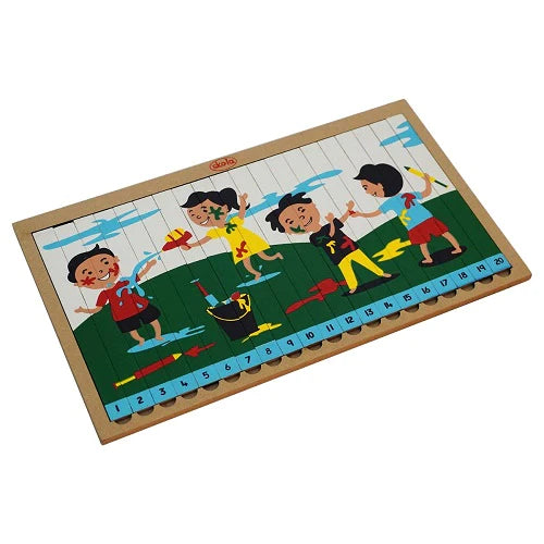 Buy Skola Sequencing Puzzle Holi Wooden Toys - SkilloToys.com